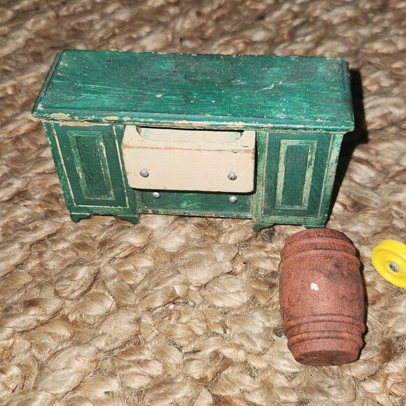 50 Piece Miniature Toy Furniture Plastic Wood Assorted Lot - Picture 2 of 14